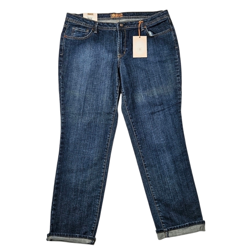 🔥Bitten by Sarah Jessica Parker Straight Leg Mid-rise Jeans size 16 Short NWT